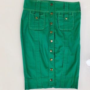 Just Cavalli Green Skirt/ Party Skirt/ Christmas Skirt/ Holiday Skirt